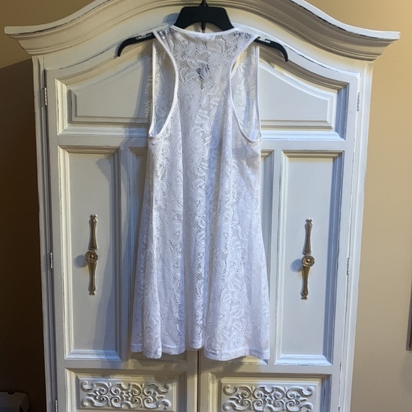 Copy - WEST Loop White Lace Swim Coverup - Picture 7 of 11